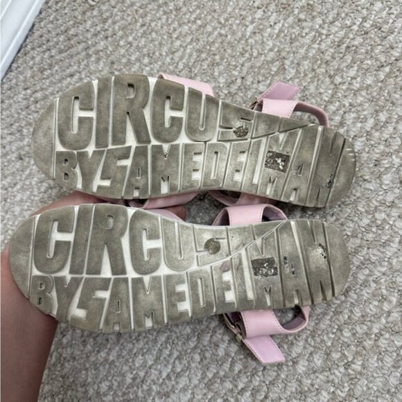 Circus by Sam Edelman Women's Light Pink Narcissa Flat Sandal Size 9 - Picture 5 of 8